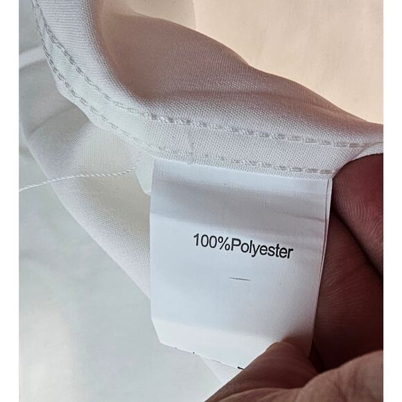 COofandy sz XL Long Sleeve white performance button up dress work shirt EUC mens - Picture 4 of 7